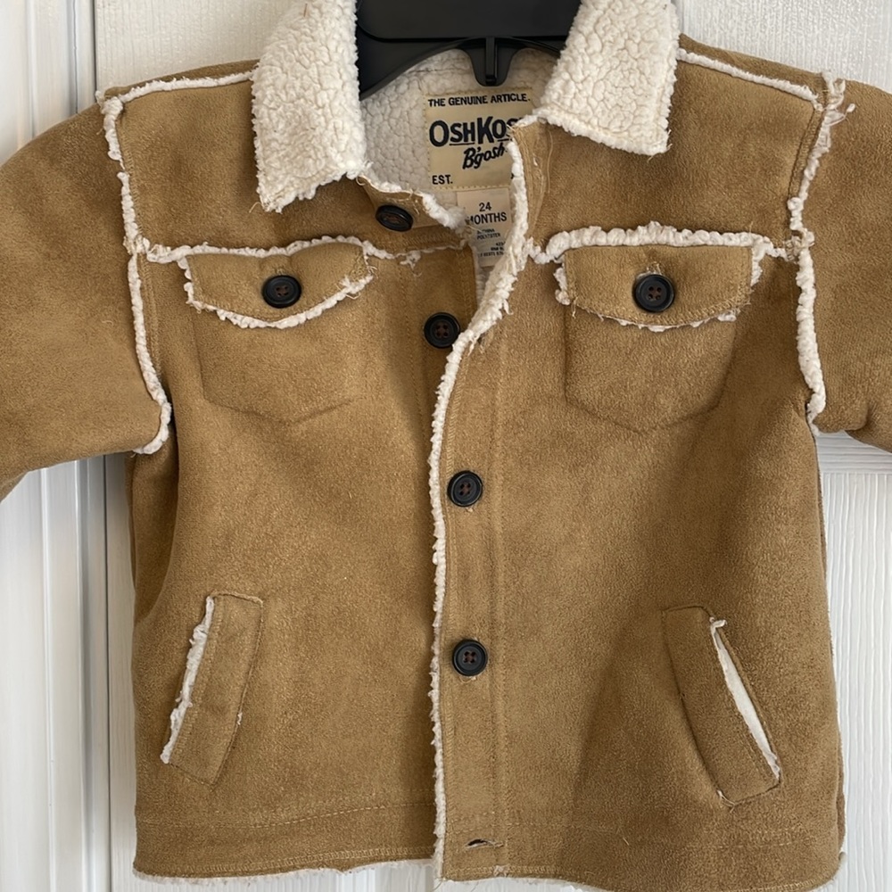 SHEARLING faux UGG type KIDS sherpa Jacket